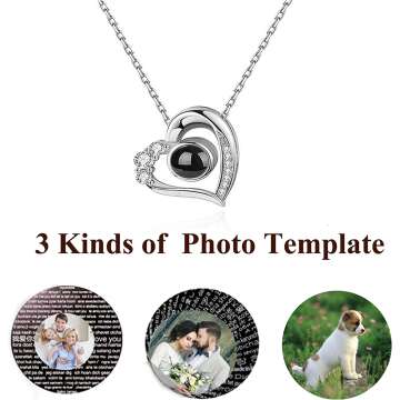 Custom 100 Languages I Love You Necklace - Sterling Silver