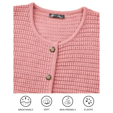 PRETTYGARDEN Women's Stylish Knit Cardigan for All Occasions