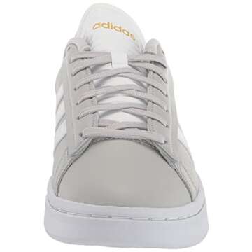 adidas Women's Grand Court Alpha Tennis Shoe - Grey Two/White/White, Size 8