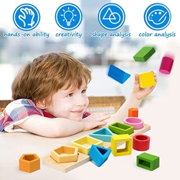 Symdiro Montessori Educational Stacking Toy for Toddlers
