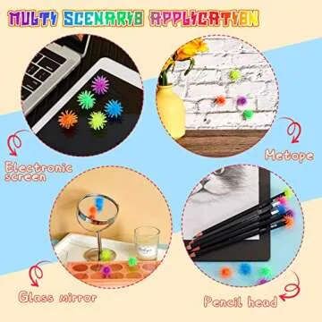 18 Colorful Sticky Wall Balls for Fun and Stress Relief