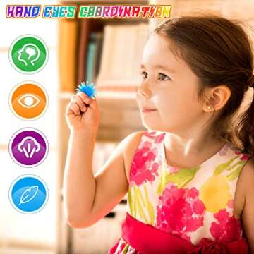 18 Colorful Sticky Wall Balls for Fun and Stress Relief