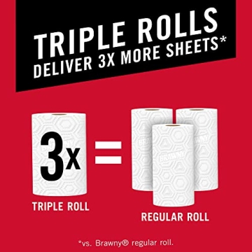 Brawny Pick-A-Size Paper Towels 12 Triple Rolls 36 Regular
