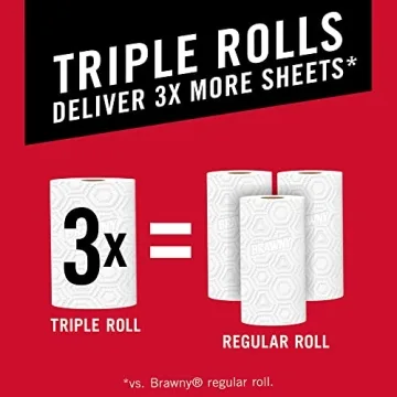Brawny Pick-A-Size Paper Towels 12 Triple Rolls 36 Regular