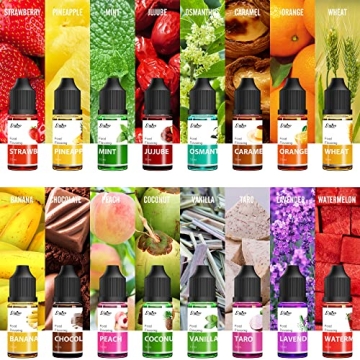 16 Pack Food Flavoring Oil Set for Baking and DIY Projects