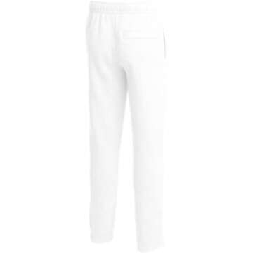 Nike Youth Club Fleece Jogger Sweatpants (White, Large)