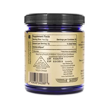 Chaga Mushroom Powder by Sun Potion - Immune Support Superfood