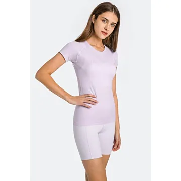 Altiland Seamless Workout T-Shirt for Women - Breathable Fitness Top