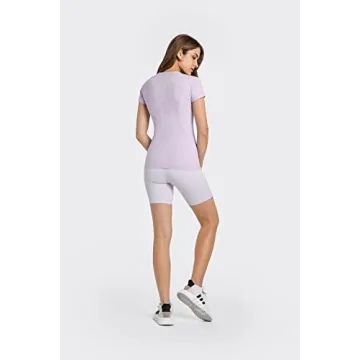 Altiland Seamless Workout T-Shirt for Women - Breathable Fitness Top