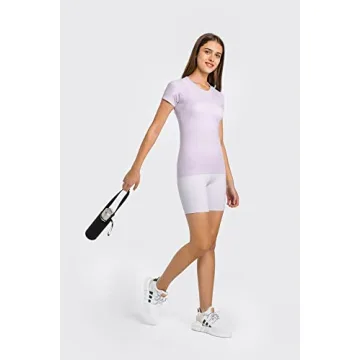 Altiland Seamless Workout T-Shirt for Women - Breathable Fitness Top