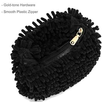 CATMICOO Y2K Fuzzy Purse, Fluffy Tote Bag, Cute Plush Purse for Women