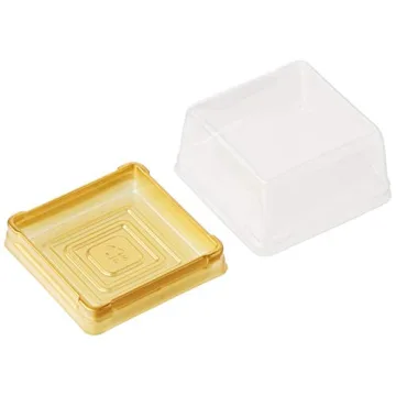 Elegant Clear Mini Cake Boxes for Treats Set of 50