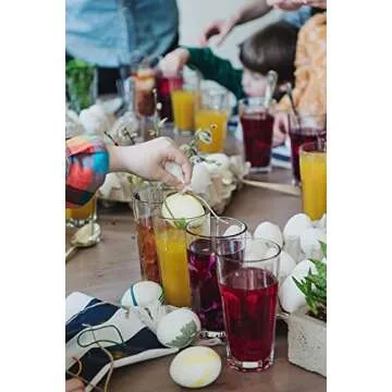 CALPALMY 24 Hyper-Realistic Wooden Easter Eggs for Crafts