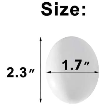 CALPALMY 24 Hyper-Realistic Wooden Easter Eggs for Crafts