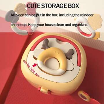 LAFALA Baby Toys 3-6 Months Baby Rattle Set Teething Toys for Babies 0-6 Months 8PCS 4 Month Old Toys for Babies Teether Shakers with Storage Box Infant Toys Newborn Toys Baby Girls Gifts