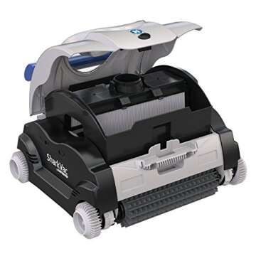 Hayward RC9740CUB SharkVac Robotic Pool Cleaner, Blue/Black/Grey