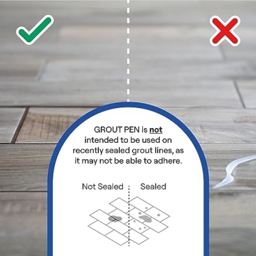 Grout Pen for Cleaner Looking Floors Without Bleach