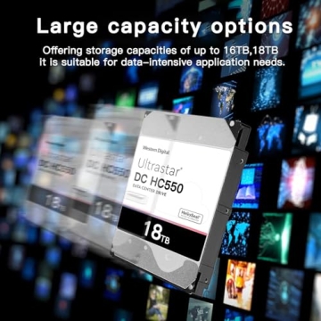 Western Digital 18TB DC HC550 - Reliable Surveillance Hard Drive