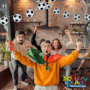 Novelty Place Soccer Party Decoration Banners - 32 Pcs