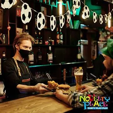 Novelty Place Soccer Party Decoration Banners - 32 Pcs