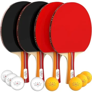 Nibiru Sport Professional Ping Pong Paddles Set - A Complete Table Tennis Package for All Ages.