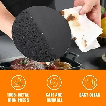 Bodkar Smash Burger Press 6 inch Round Cooking Essential