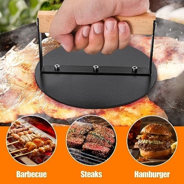 Bodkar Smash Burger Press 6 inch Round Cooking Essential