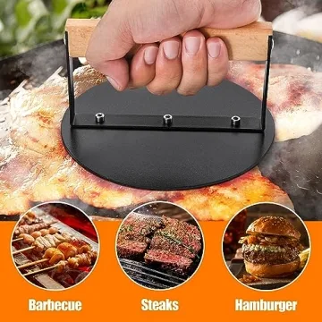 Bodkar Smash Burger Press 6 inch Round Cooking Essential