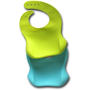 Happy Healthy Parent Silicone Bibs Easy Clean Durable & Waterproof