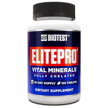 Biotest ElitePro Minerals - Magnesium Glycinate & Zinc Arginate for Immunity, Recovery & Metabolic S...