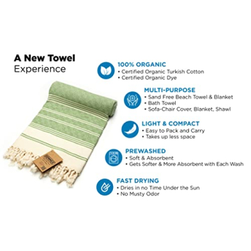 DEMMEX Organic Turkish Cotton Bath Towel - Luxury and Softness Guaranteed