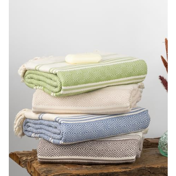 DEMMEX Organic Turkish Cotton Bath Towel - Luxury and Softness Guaranteed