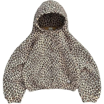 Zip Up Camo Hoodie - Oversized Y2K Sweatshirt for Stylish Comfort
