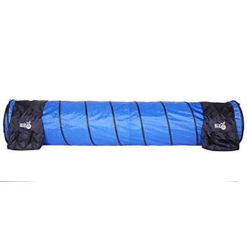 Better Sporting Dogs 10 Foot Dog Agility Tunnel with Sandbags | Dog Agility Equipment | Dog Agility ...