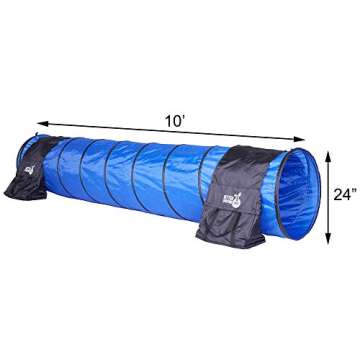 Better Sporting Dogs 10' Agility Tunnel with Sandbags