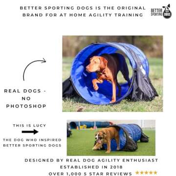 Better Sporting Dogs 10' Agility Tunnel with Sandbags