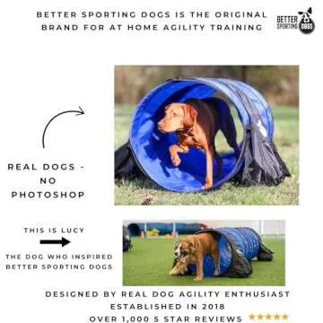 Better Sporting Dogs 10' Agility Tunnel with Sandbags