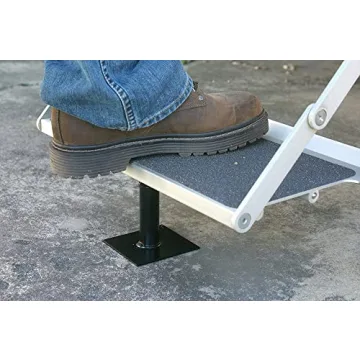 Camco RV Step Brace - Stabilizes Steps with 1000 lb Support