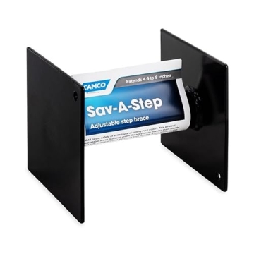 Camco RV Step Brace - Stabilizes Steps with 1000 lb Support
