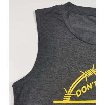 Beth Dutton Vintage Graphic Tank for Women in Gray