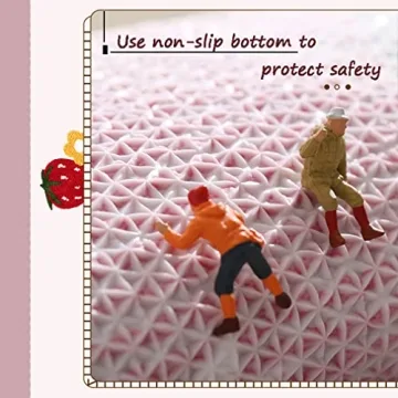 LIKETN Strawberry Bathroom Rug - Soft, Non-Slip, Washable