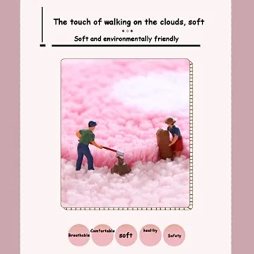 LIKETN Strawberry Bathroom Rug - Soft, Non-Slip, Washable