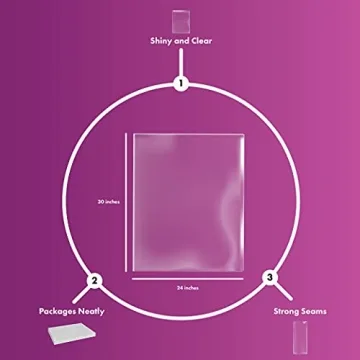 Purple Q Crafts Shrink Wrap Basket Bags | Clear PVC Gift Wrap