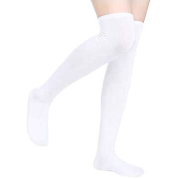Stylish SATINIOR Knee Socks for Cosplay and Daily Wear