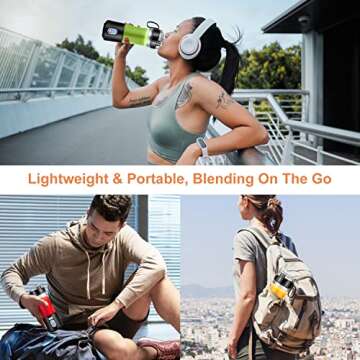 VOTSUPKITDINOK Portable Blender - USB Rechargeable for Smoothies