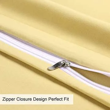 uxcell 2 Pack Pillow Cases Soft 1800 Series Microfiber Pillowcases Set with Zipper Standard(20"x26") Gold