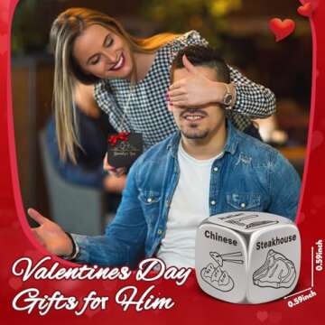 Easter Basket Stuffers for Teens Adults, Gifts for Him Her, Couple Gifts for Boyfriend Girlfriend, Winzwon Food Decider Dice Anniversary Wedding Birthday Gifts for Men Women, Funny Date Night Gifts