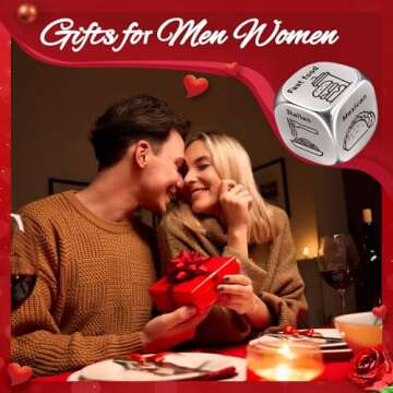 Easter Basket Stuffers for Teens Adults, Gifts for Him Her, Couple Gifts for Boyfriend Girlfriend, Winzwon Food Decider Dice Anniversary Wedding Birthday Gifts for Men Women, Funny Date Night Gifts