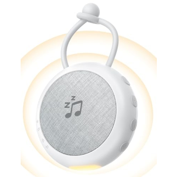 Sympa Portable Sound Machine, Baby Sound Machine Portable with 10 Natural Soothing Sounds, Sound Mac...
