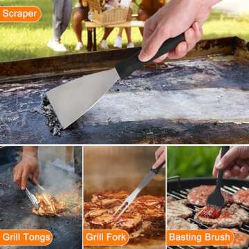 Latiret 24Pcs Griddle Accessories Set for Grilling
